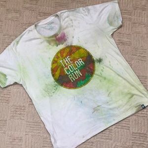 The Color Run short sleeve t-shirt tie dye, Size XXL